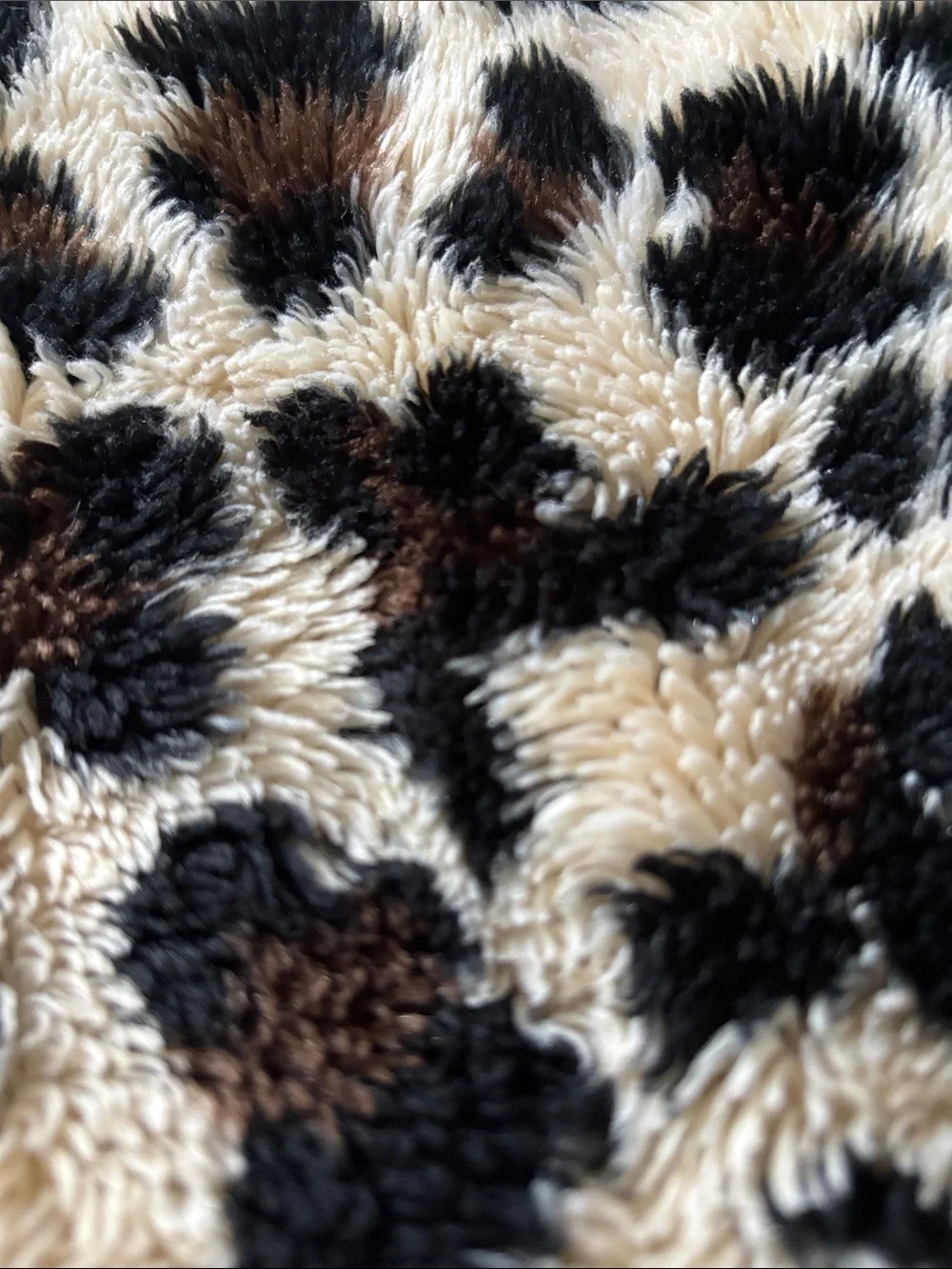 Leopard Print Faux Fur Pet Bed or Throw